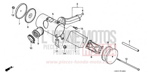FILTRE A AIR (ST70L) ST70L de 1990